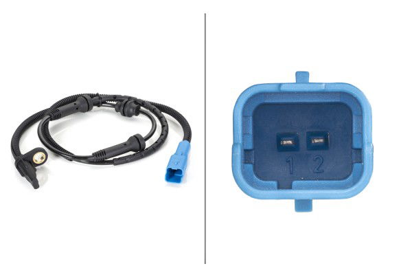 Sensor, Raddrehzahl Vorderachse Hella 6PU 012 806-321 von Hella