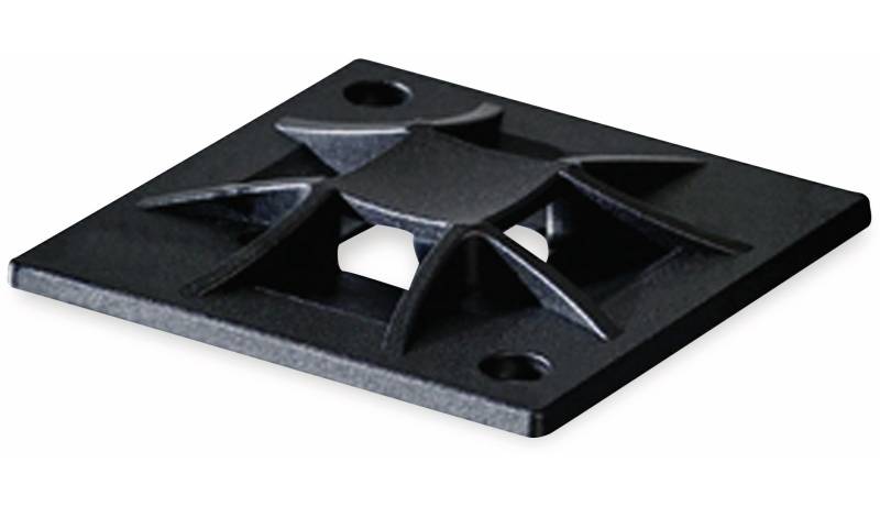 HellermannTyton Klebesockel QM30APTI-PA66-BK von HellermannTyton