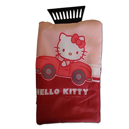 Auto Eiskratzer Eisschaber Hello Kitty Rosa Pink mit Handschuh mit Flies Neu von Hello Kitty