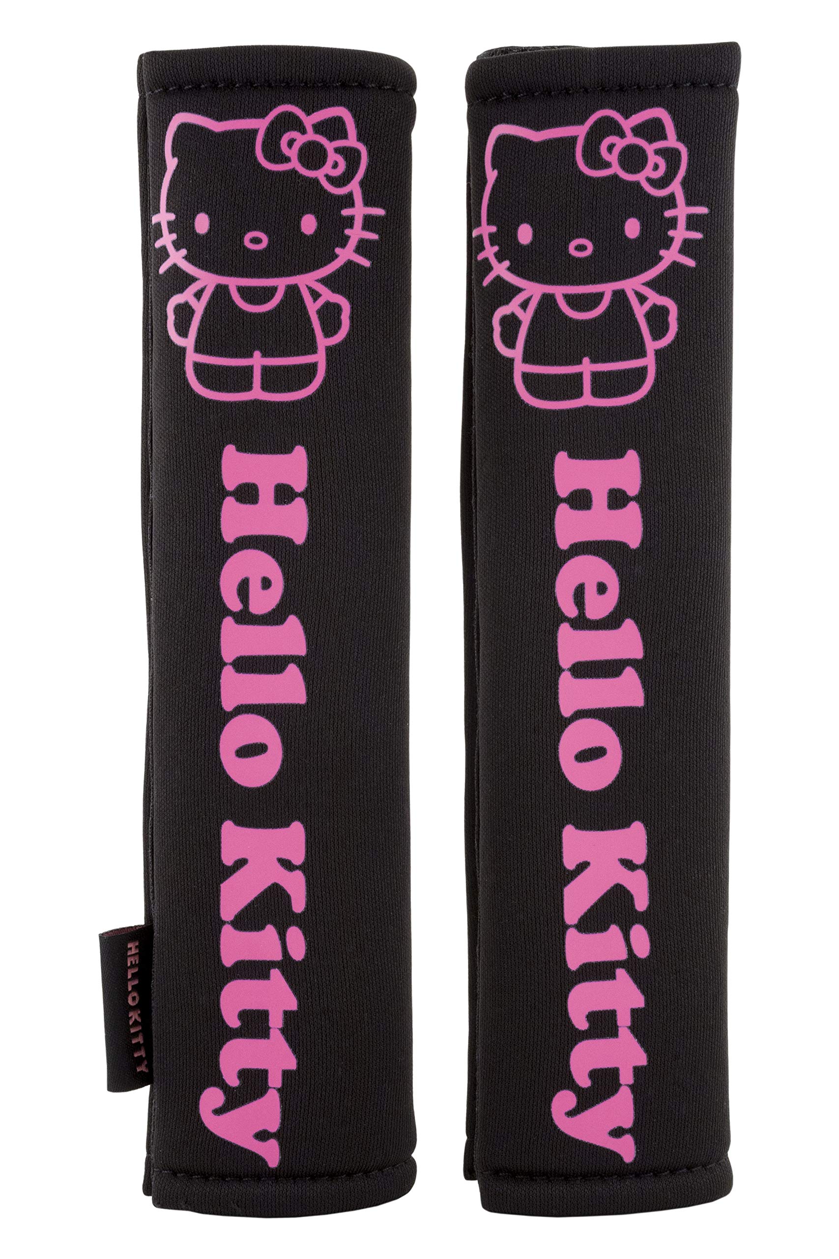 Hello Kitty Set mit 2 schwarzen Gürtelpads. Superbequem und funktionell. Universal und 100% waschbar. von Hello Kitty