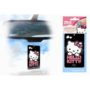 Auto Lufterfrischer, Auto Duft Parfüm, Papierlufterfrischer 'Hello Kitty Vanille' von Hello Kitty
