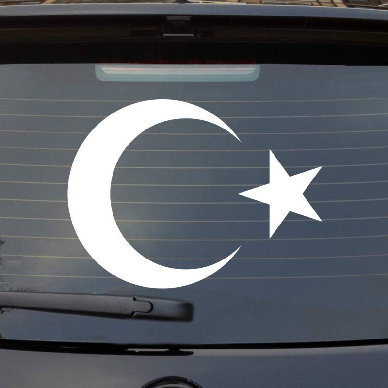 Hellweg Druckerei Türkei Turkey türkiye Erdogan Auto Aufkleber Sticker Heckscheibenaufkleber von Hellweg Druckerei