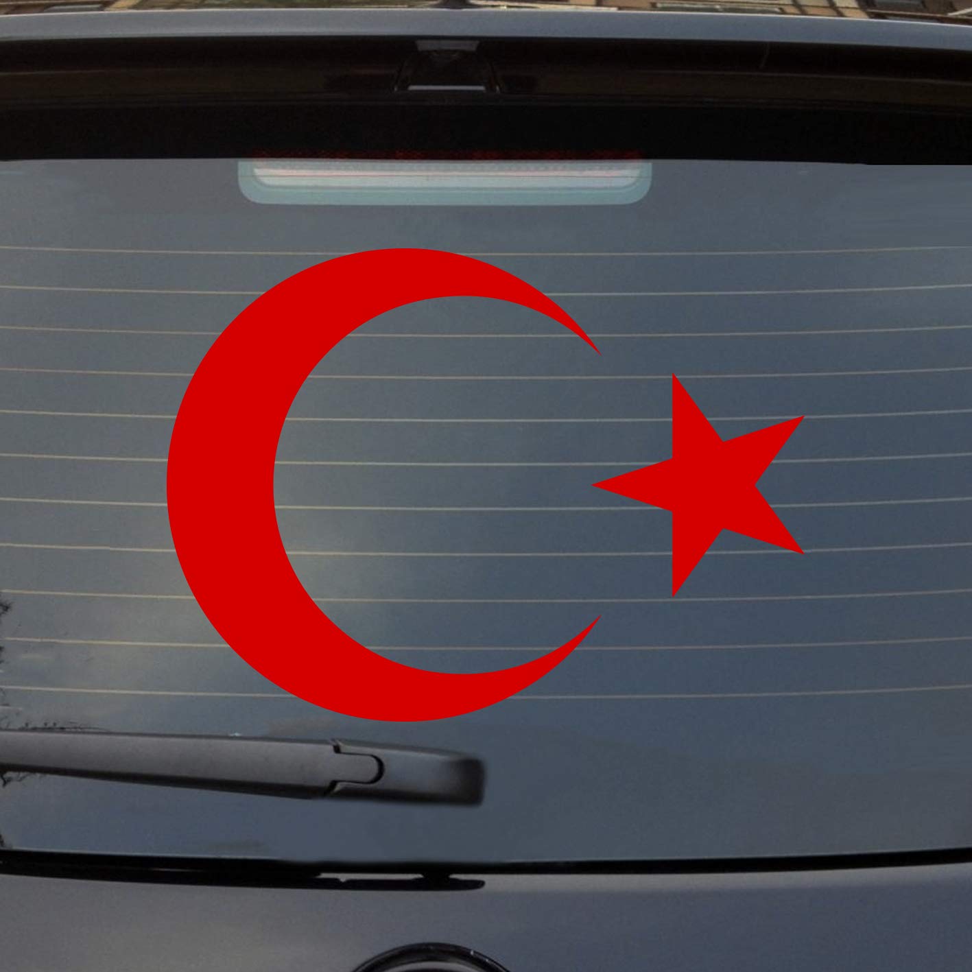 Hellweg Druckerei Türkei Turkey türkiye Erdogan Auto Aufkleber Sticker Heckscheibenaufkleber von Hellweg Druckerei
