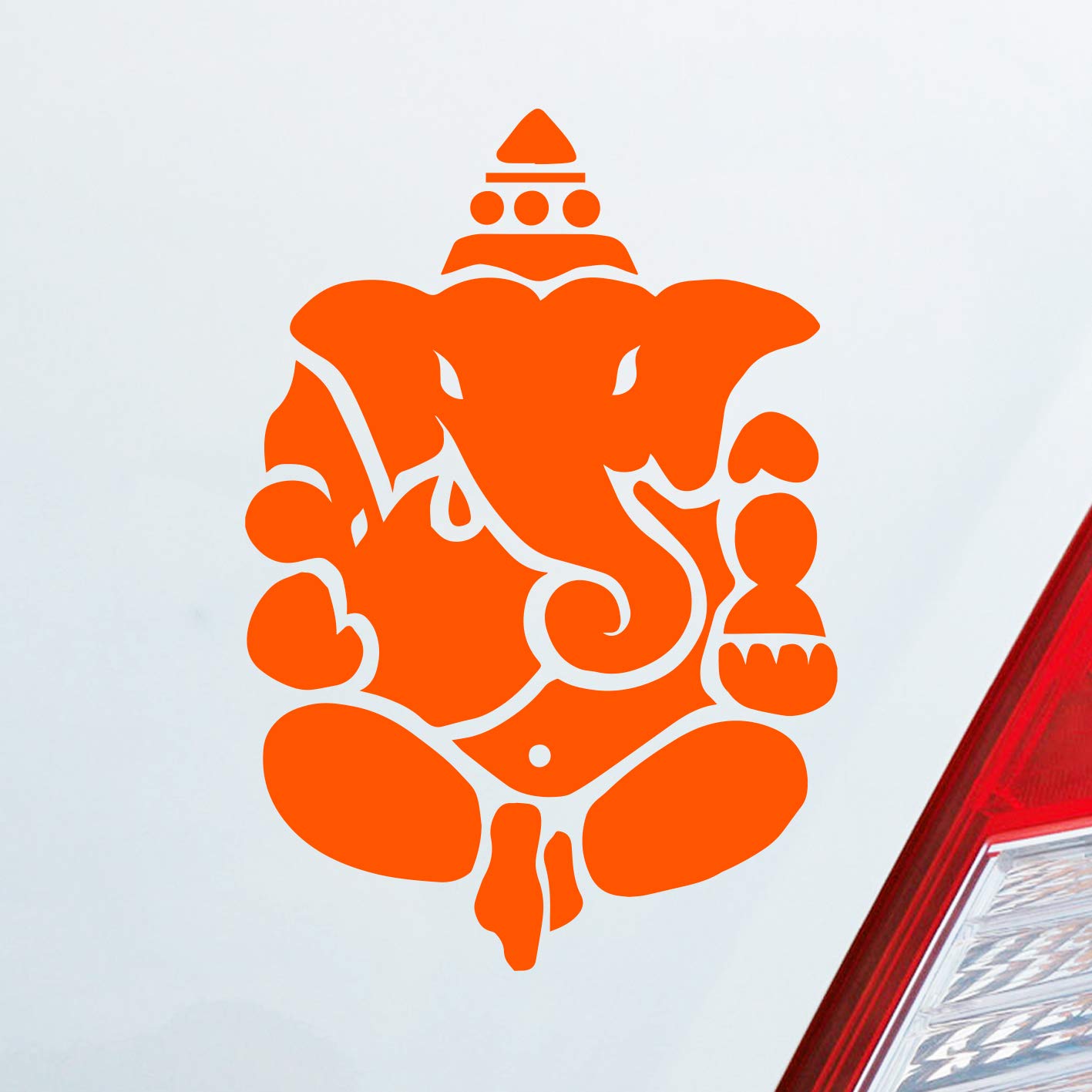 Hellweg Druckerei Buddhismus Elefant Ganesha Buddha Auto Aufkleber Sticker Heckscheibenaufkleber von Hellweg Druckerei