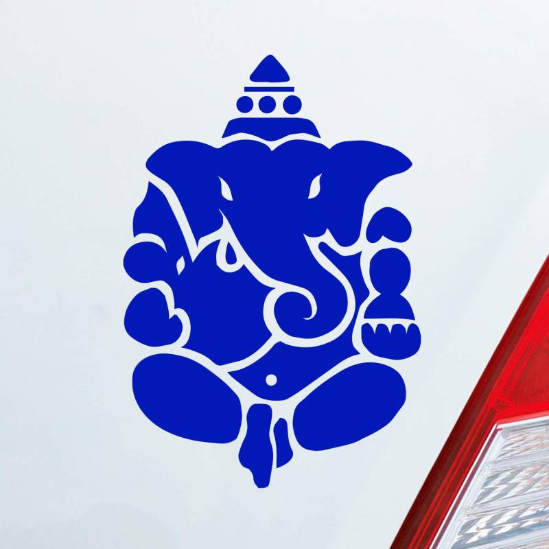 Hellweg Druckerei Buddhismus Elefant Ganesha Buddha Auto Aufkleber Sticker Heckscheibenaufkleber von Hellweg Druckerei