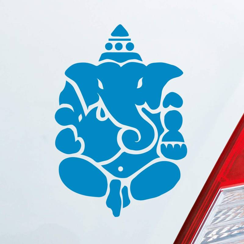 Hellweg Druckerei Buddhismus Elefant Ganesha Buddha Auto Aufkleber Sticker Heckscheibenaufkleber von Hellweg Druckerei