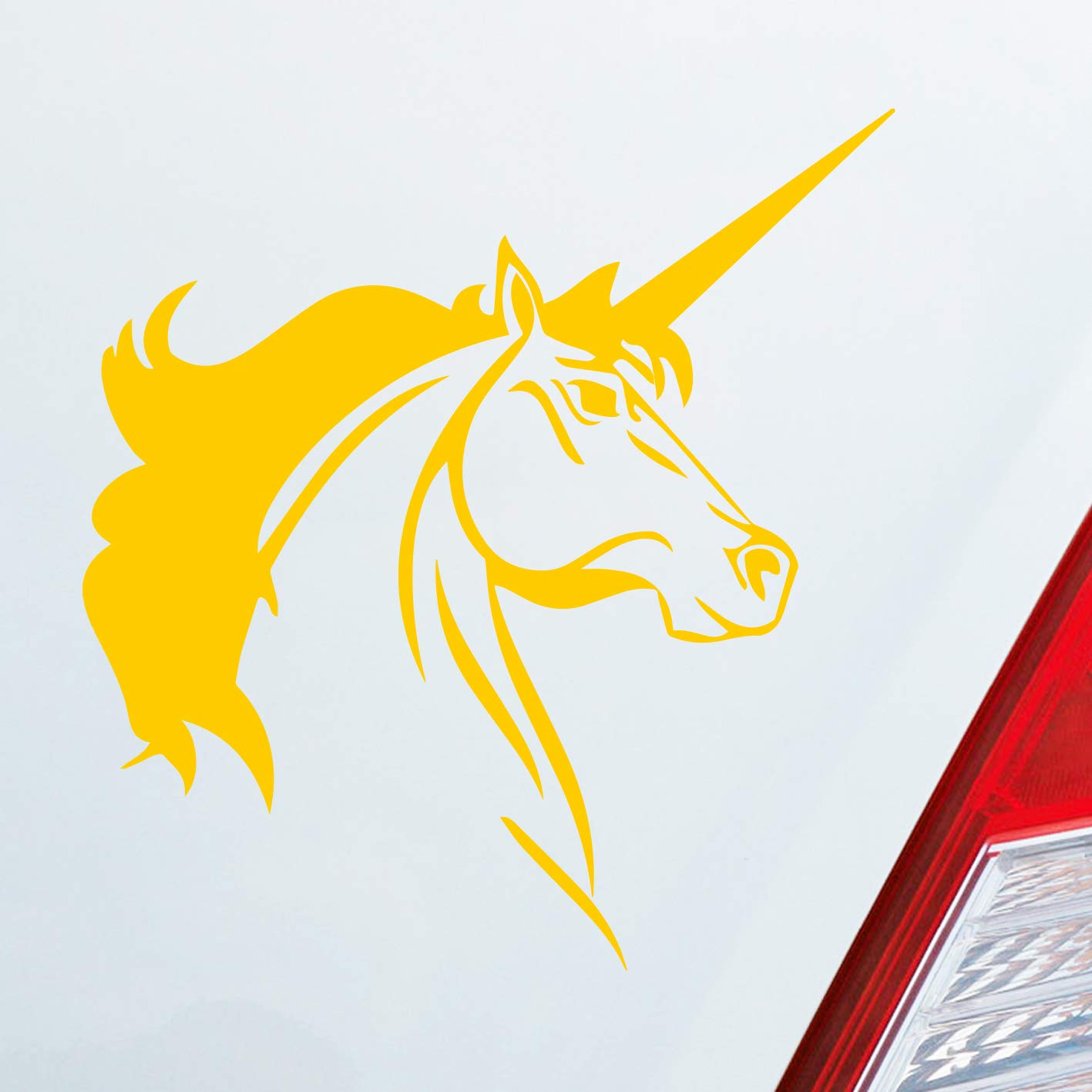 Hellweg Druckerei Das letzte Einhorn Last Unicorn Pferd Auto Aufkleber Sticker Heckscheibenaufkleber von Hellweg Druckerei
