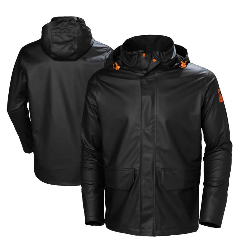 Helly Hansen Workwear GALE RAIN JACKET Color: 990 BLACK Talla: XL von Helly Hansen