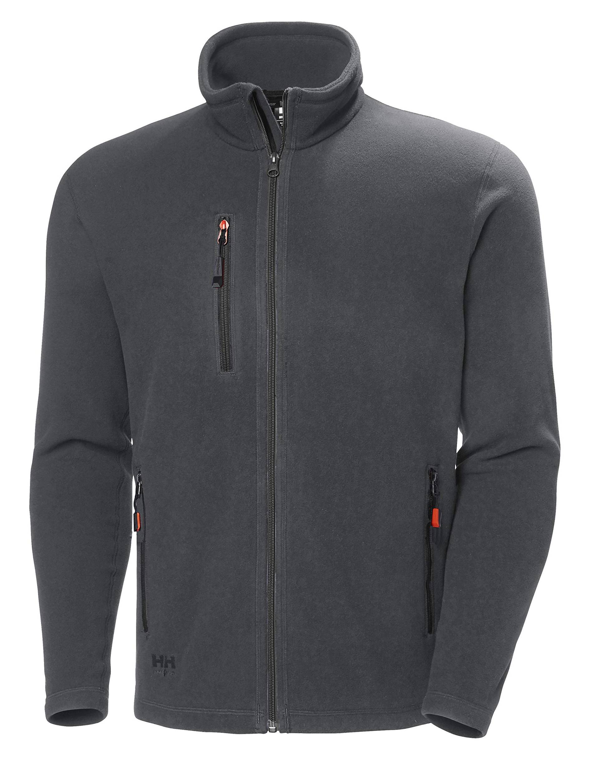 Helly Hansen Workwear OXFORD FLEECE JACKET Color: 970 DARK GREY Talla: XS Helly Hansen Workwear OXFORD FLEECE JACKET Color: 970 DARK GREY Talla: XS von Helly Hansen