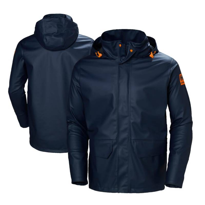 Helly Hansen Workwear GALE RAIN JACKET Color: 590 NAVY Talla: L von Helly Hansen Workwear