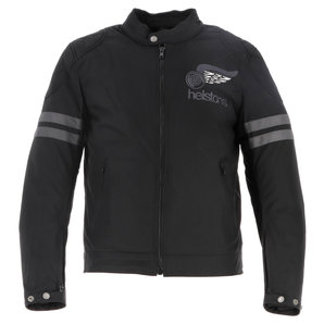 Helstons Jake Speed Textiljacke schwarz/grau Schwarz Grau von Helstons