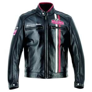 Helstons Indy Motul Lederjacke Schwarz Rot Weiss von Helstons