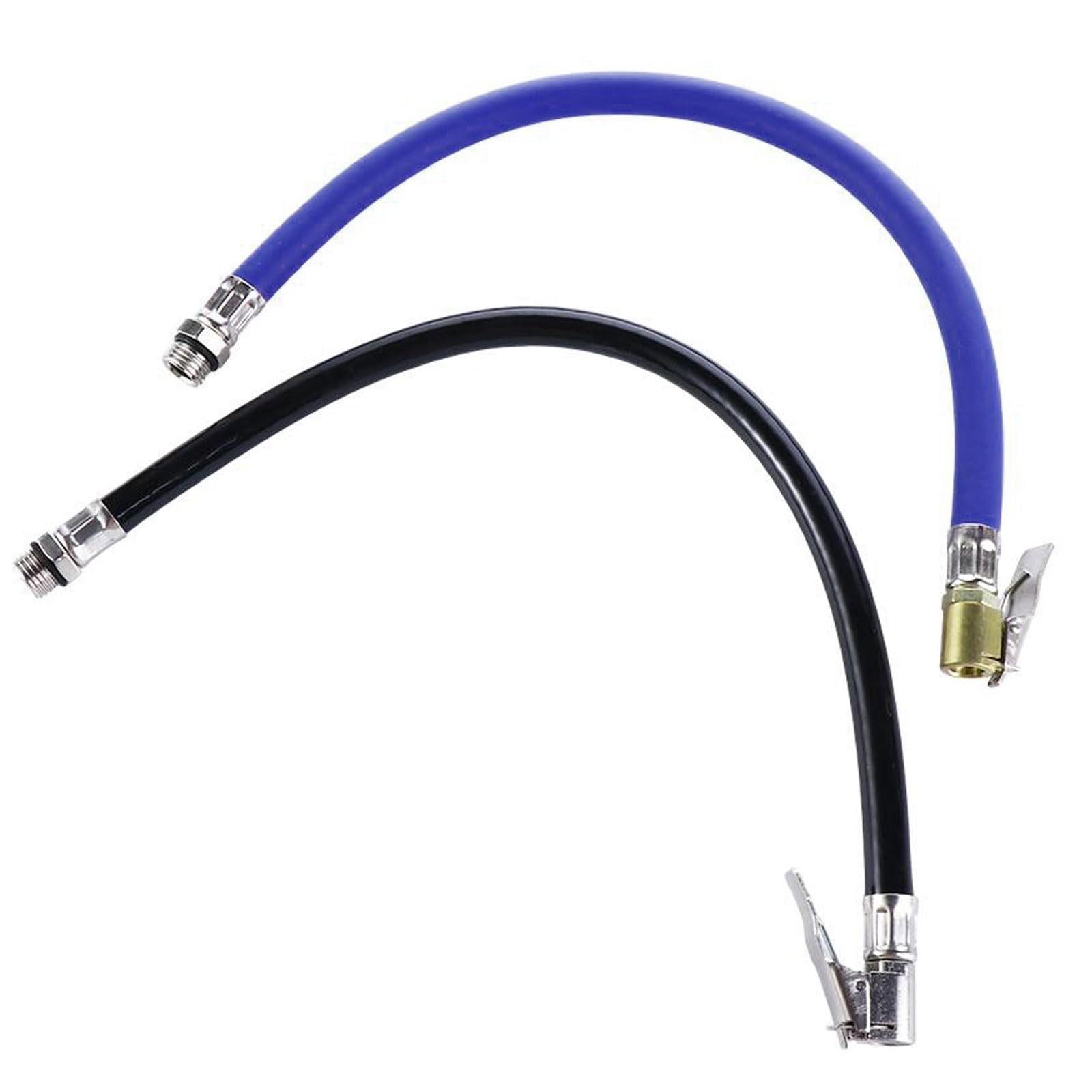 Reifenfüllschlauch, Reifenfüller Schlauch, Inflator Pumpe Schlauch, Ventilverlängerung Set, Ersatzschlauch für Luftpumpe, Tire Kompressor Schlauch, Reifenpumpen Aufpumpfutter Schlauchadapter, 2 Stück Reifenfüllschlauch, Reifenfüller Schlauch, Inflator Pumpe Schlauch, Ventilverlängerung Set, Ersatzschlauch für Luftpumpe, Tire Kompressor Schlauch, Reifenpumpen Aufpumpfutter Schlauchadapter, 2 Stück von Helweet