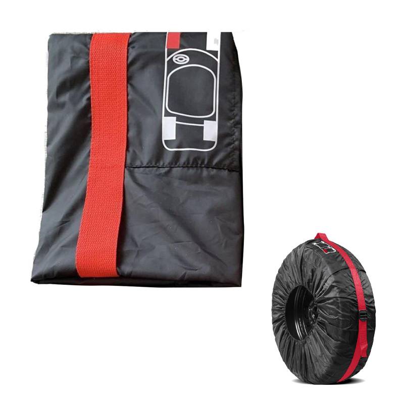 Tyre Bag, Reifencover, Tyre Protection Cover, Ersatzrad Abdeckung, Radschutz Reifenabdeckung, Reifentaschen, Waterproof Reserveradabdeckung, für Transport Und Aufbewahrung, Durchmesser 80cm von Helweet