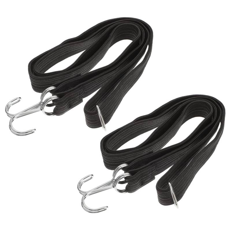 Hemobllo 2Stücke Fahrradbefestigungsriemen für Elastische Spanngurte mit Latexhaken Langlebig Sicher für Motorräder Fahrräder Camping Einfach von Hemobllo