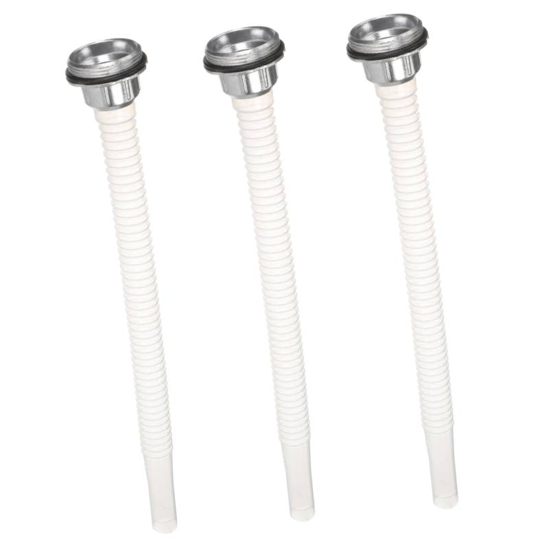 Hemobllo 3Stücke Teiliges Flexible Treibstoffausgüsse für Praktische Dosenausgießer Bequeme und Benzindüsen mit Aluminiumkopf und Filter für Sauberes Ausgießen ohne Überlauf von Hemobllo