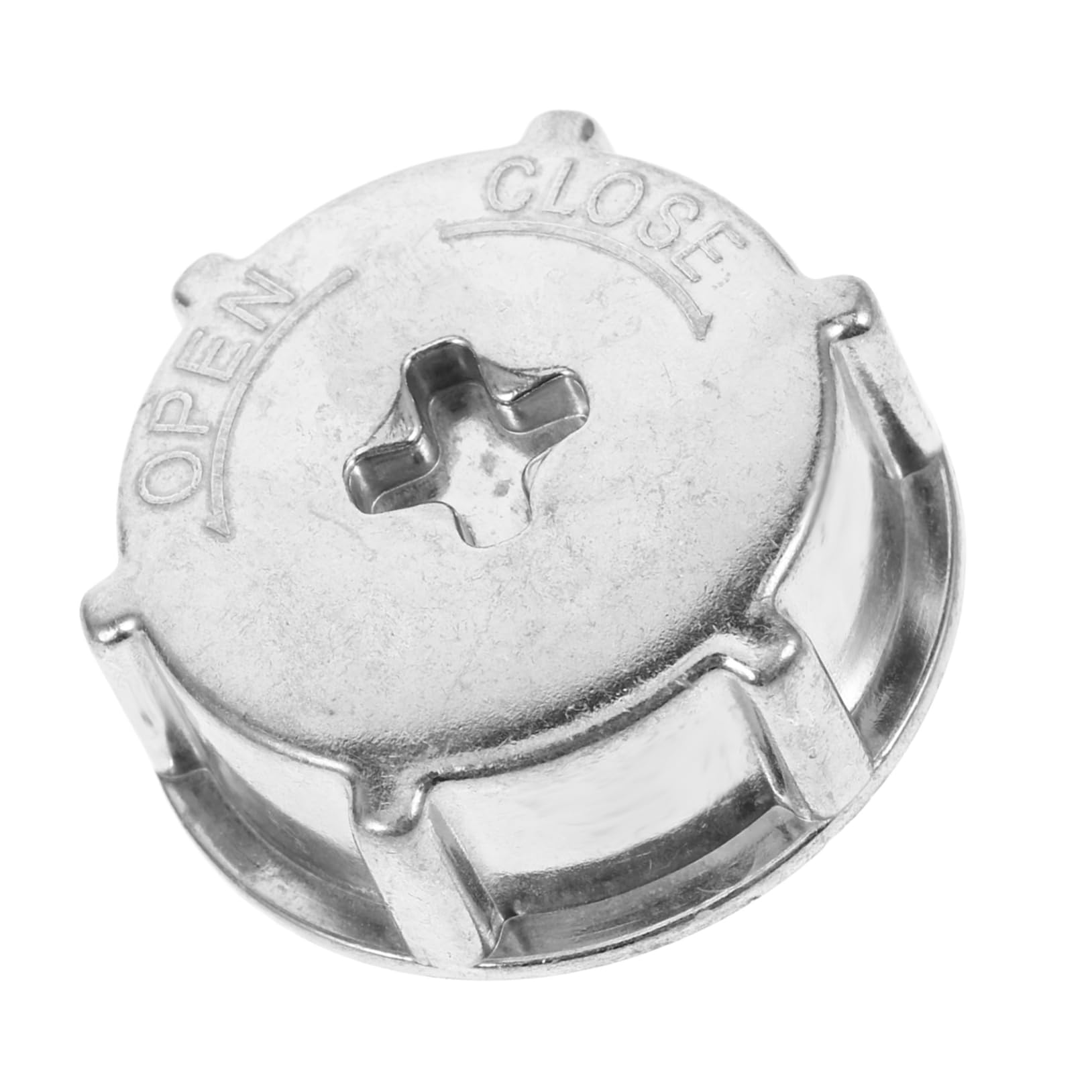 Hemobllo Anti-Rutsch-Versiegelungsabdeckung Deckel Austausch von Benzinkanistern metallisch versiegelte Kappen Tank Öleimerabdeckung Kappe aufschrauben Aluminiumlegierung Silber von Hemobllo