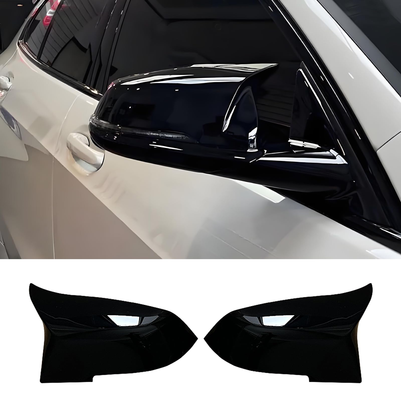 Hengjiayao Spiegelkappen, 1 Paar Auto Rückspiegel Kappe Tür Rückspiegel Abdeckung für BMW X1 F48 2016-2022, X2 F39 2018-2023, F40 F44 2019-2024, Z4 G29 2019-2023 Hengjiayao Spiegelkappen, 1 Paar Auto Rückspiegel Kappe Tür Rückspiegel Abdeckung für BMW X1 F48 2016-2022, X2 F39 2018-2023, F40 F44 2019-2024, Z4 G29 2019-2023 von Hengjiayao