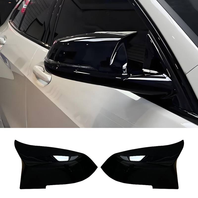 Hengjiayao Spiegelkappen, 1 Paar Auto Rückspiegel Kappe Tür Rückspiegel Abdeckung für BMW X1 F48 2016-2022, X2 F39 2018-2023, F40 F44 2019-2024, Z4 G29 2019-2023 von Hengjiayao