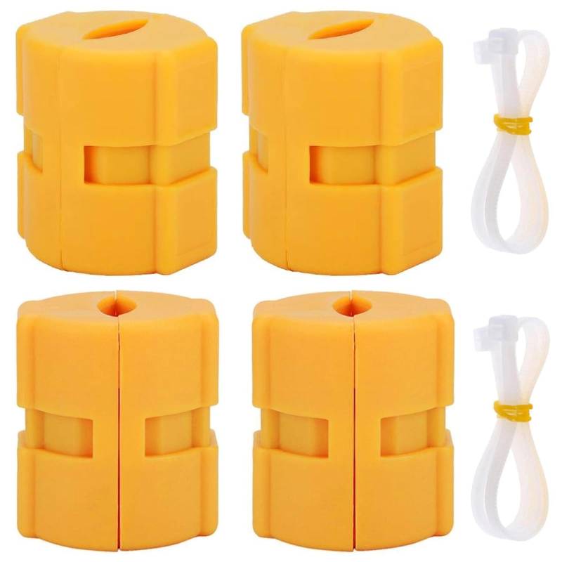 Hengrongshen 4 Stück Magnetic Fuel Saver , Universeller Magnetischer Kraftstoffsparer Energiespar Auto Hilfswerkzeug, Magnetischer Kraftstoff-benzin-sparer Auto Zubehör Tool von Hengrongshen