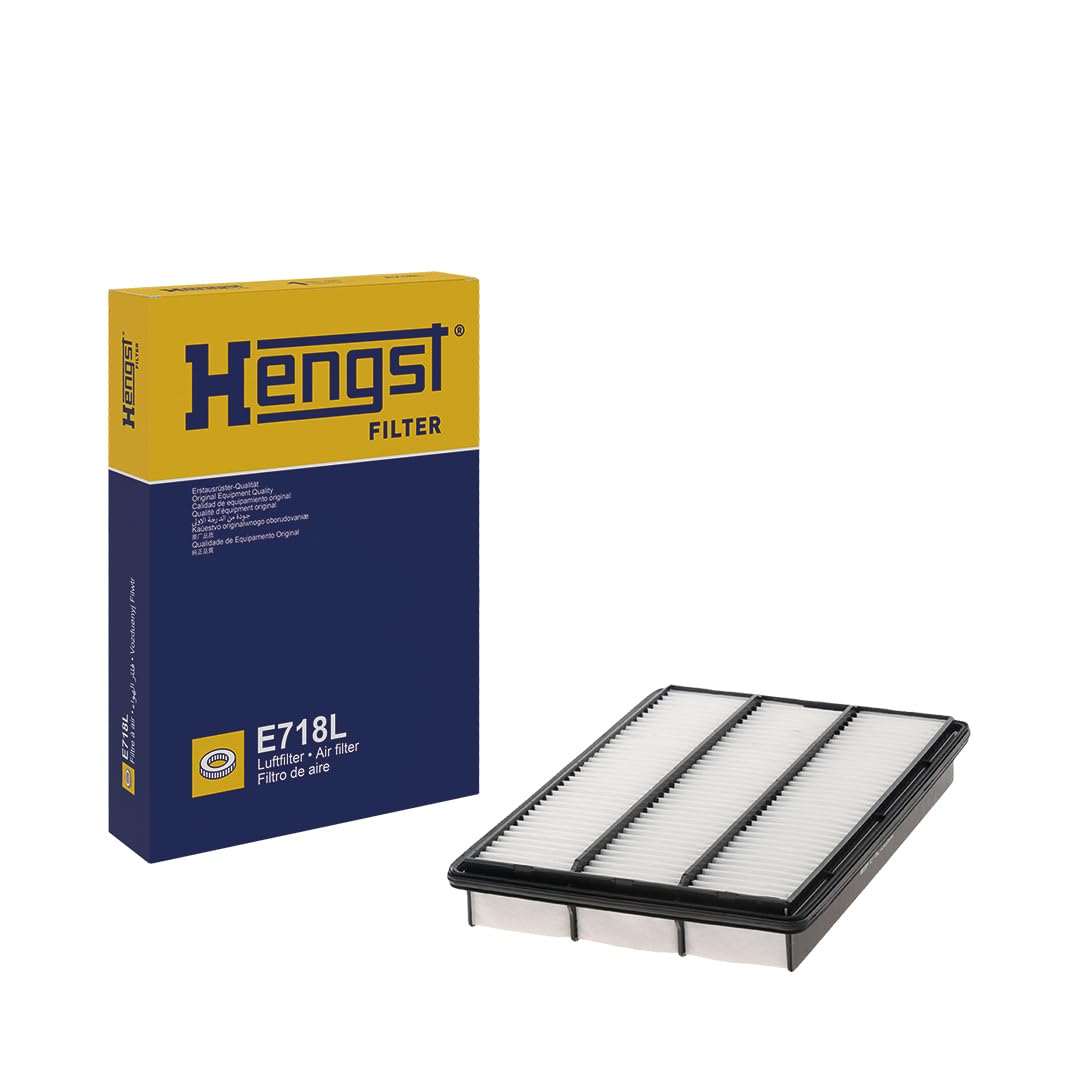 HENGST Luftfilter Type E718L - Luftfilter-Einsatz für PKW - Luftfilter Auto, Auto Ersatzteile, Auto Luftfilter, Luftfiltration Automotive, Dieselmotor, Ottomotor HENGST Luftfilter Type E718L - Luftfilter-Einsatz für PKW - Luftfilter Auto, Auto Ersatzteile, Auto Luftfilter, Luftfiltration Automotive, Dieselmotor, Ottomotor von Hengst