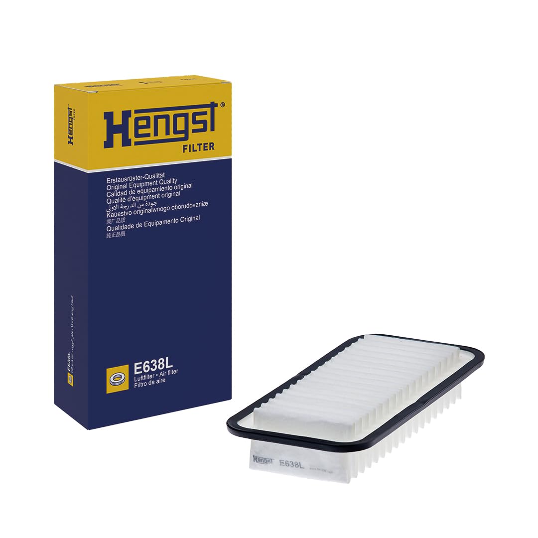 HENGST Luftfilter Type E638L - Luftfilter-Einsatz für PKW - Luftfilter Auto, Auto Ersatzteile, Auto Luftfilter, Luftfiltration Automotive, Dieselmotor, Ottomotor HENGST Luftfilter Type E638L - Luftfilter-Einsatz für PKW - Luftfilter Auto, Auto Ersatzteile, Auto Luftfilter, Luftfiltration Automotive, Dieselmotor, Ottomotor von Hengst