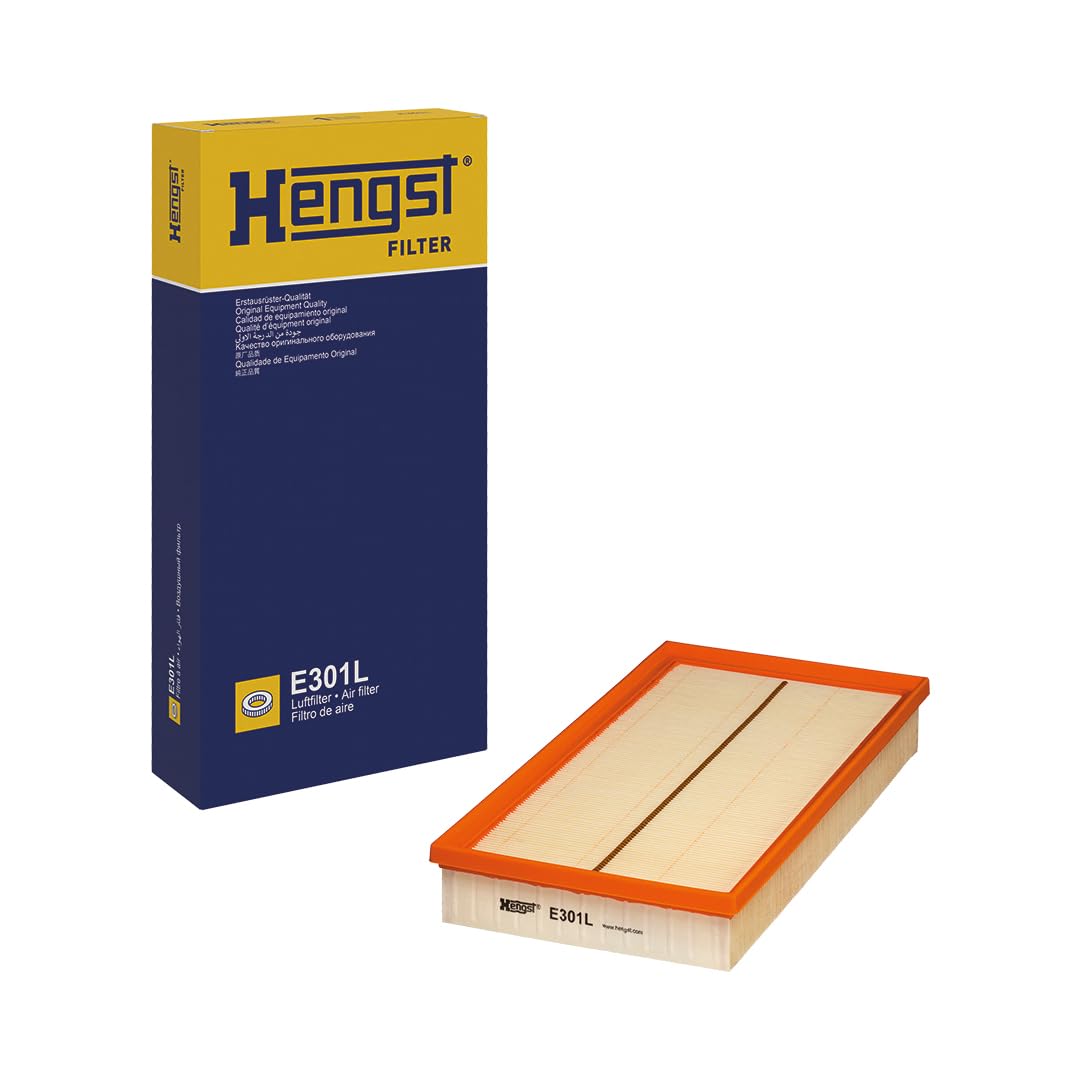 HENGST Luftfilter Type E301L - Luftfilter-Einsatz für PKW - Luftfilter Auto, Auto Ersatzteile, Auto Luftfilter, Luftfiltration Automotive, Dieselmotor, Ottomotor HENGST Luftfilter Type E301L - Luftfilter-Einsatz für PKW - Luftfilter Auto, Auto Ersatzteile, Auto Luftfilter, Luftfiltration Automotive, Dieselmotor, Ottomotor von Hengst