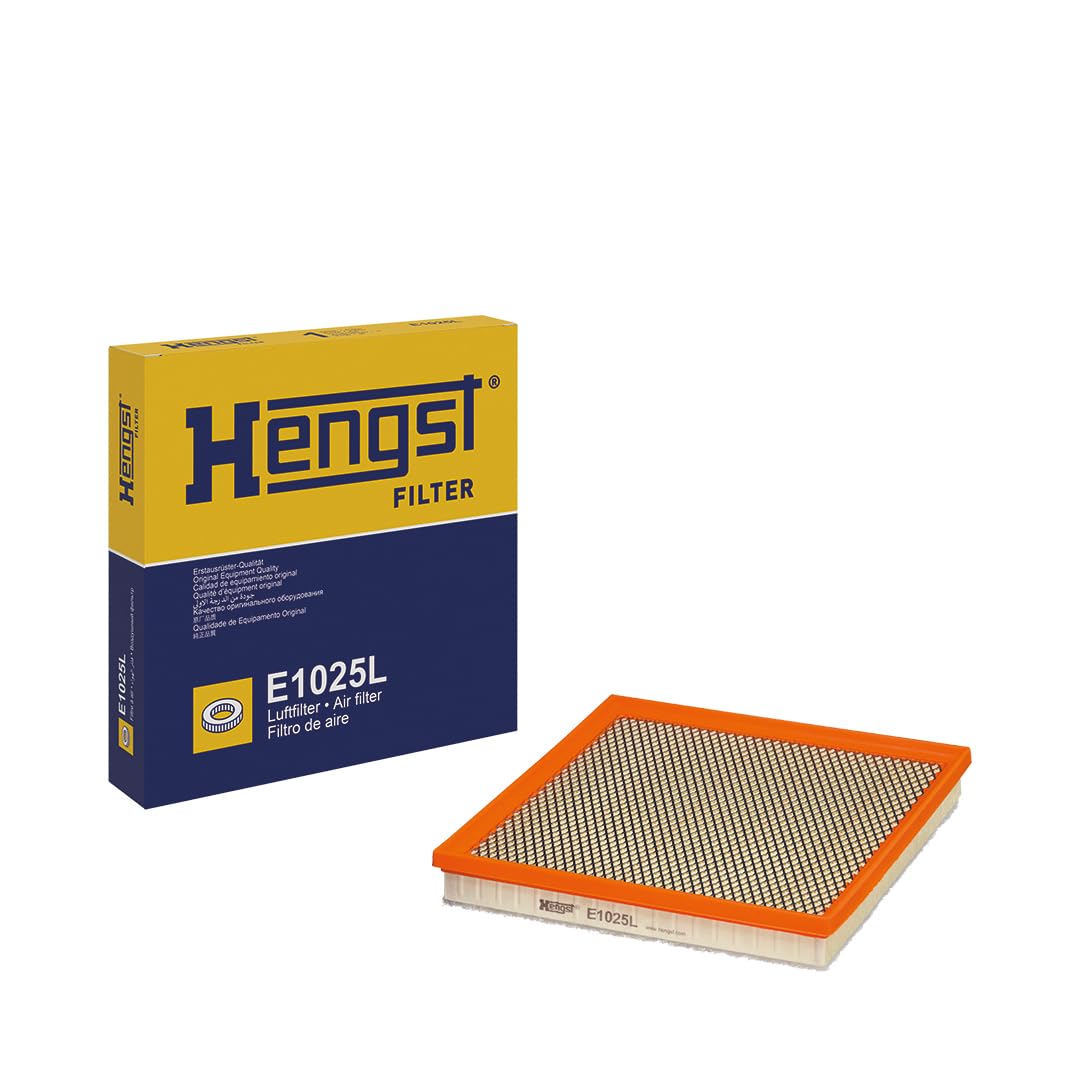 HENGST Luftfilter Type E1025L - Luftfilter-Einsatz für PKW - Luftfilter Auto, Auto Ersatzteile, Auto Luftfilter, Luftfiltration Automotive, Dieselmotor, Ottomotor HENGST Luftfilter Type E1025L - Luftfilter-Einsatz für PKW - Luftfilter Auto, Auto Ersatzteile, Auto Luftfilter, Luftfiltration Automotive, Dieselmotor, Ottomotor von Hengst