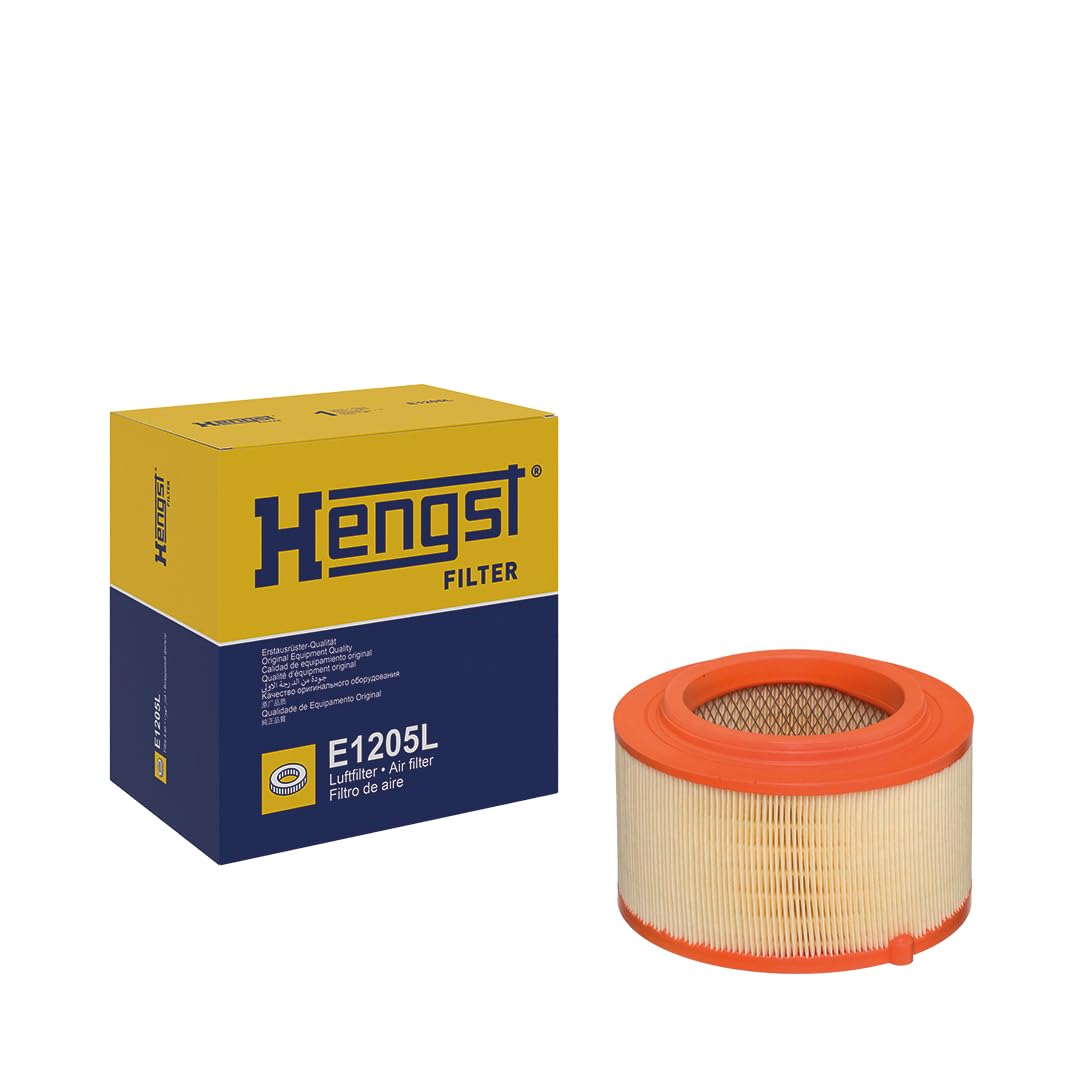 HENGST Luftfilter Type E1205L - Luftfilter-Einsatz für PKW - Luftfilter Auto, Auto Ersatzteile, Auto Luftfilter, Luftfiltration Automotive, Dieselmotor, Ottomotor HENGST Luftfilter Type E1205L - Luftfilter-Einsatz für PKW - Luftfilter Auto, Auto Ersatzteile, Auto Luftfilter, Luftfiltration Automotive, Dieselmotor, Ottomotor von Hengst