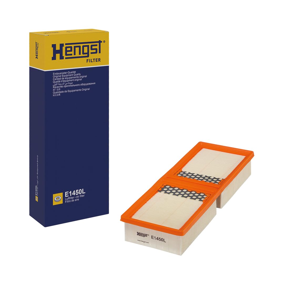HENGST Luftfilter Type E1450L - Luftfilter-Einsatz für PKW - Luftfilter Auto, Auto Ersatzteile, Auto Luftfilter, Luftfiltration Automotive, Dieselmotor, Ottomotor HENGST Luftfilter Type E1450L - Luftfilter-Einsatz für PKW - Luftfilter Auto, Auto Ersatzteile, Auto Luftfilter, Luftfiltration Automotive, Dieselmotor, Ottomotor von Hengst