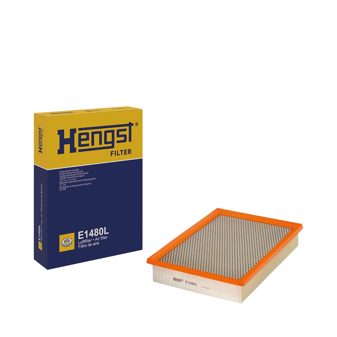 HENGST Luftfilter Type E1480L - Luftfilter-Einsatz für PKW - Luftfilter Auto, Auto Ersatzteile, Auto Luftfilter, Luftfiltration Automotive, Dieselmotor, Ottomotor HENGST Luftfilter Type E1480L - Luftfilter-Einsatz für PKW - Luftfilter Auto, Auto Ersatzteile, Auto Luftfilter, Luftfiltration Automotive, Dieselmotor, Ottomotor von Hengst