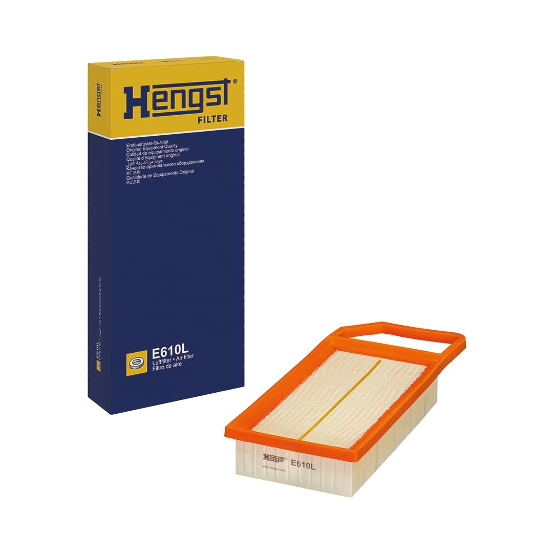 HENGST Luftfilter Type E610L - Luftfilter-Einsatz für PKW - Luftfilter Auto, Auto Ersatzteile, Auto Luftfilter, Luftfiltration Automotive, Dieselmotor, Ottomotor HENGST Luftfilter Type E610L - Luftfilter-Einsatz für PKW - Luftfilter Auto, Auto Ersatzteile, Auto Luftfilter, Luftfiltration Automotive, Dieselmotor, Ottomotor von Hengst