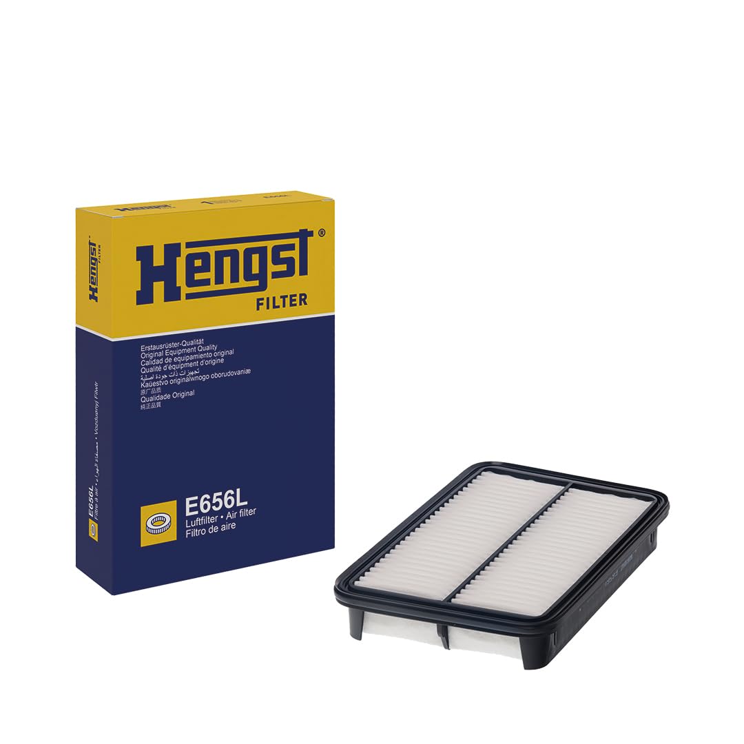 HENGST Luftfilter Type E656L - Luftfilter-Einsatz für PKW - Luftfilter Auto, Auto Ersatzteile, Auto Luftfilter, Luftfiltration Automotive, Dieselmotor, Ottomotor HENGST Luftfilter Type E656L - Luftfilter-Einsatz für PKW - Luftfilter Auto, Auto Ersatzteile, Auto Luftfilter, Luftfiltration Automotive, Dieselmotor, Ottomotor von Hengst