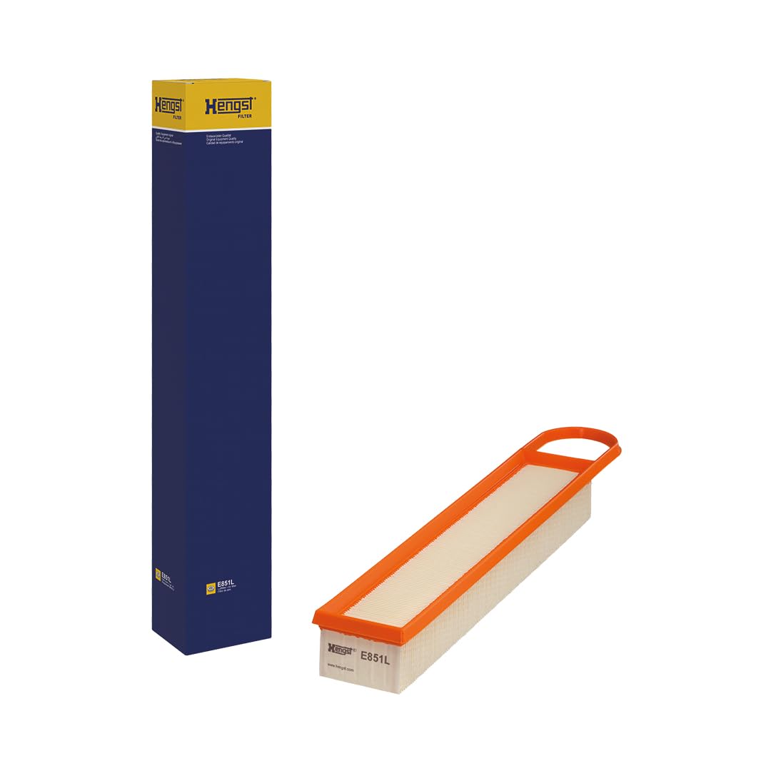 HENGST Luftfilter Type E851L - Luftfilter-Einsatz für PKW - Luftfilter Auto, Auto Ersatzteile, Auto Luftfilter, Luftfiltration Automotive, Dieselmotor, Ottomotor HENGST Luftfilter Type E851L - Luftfilter-Einsatz für PKW - Luftfilter Auto, Auto Ersatzteile, Auto Luftfilter, Luftfiltration Automotive, Dieselmotor, Ottomotor von Hengst