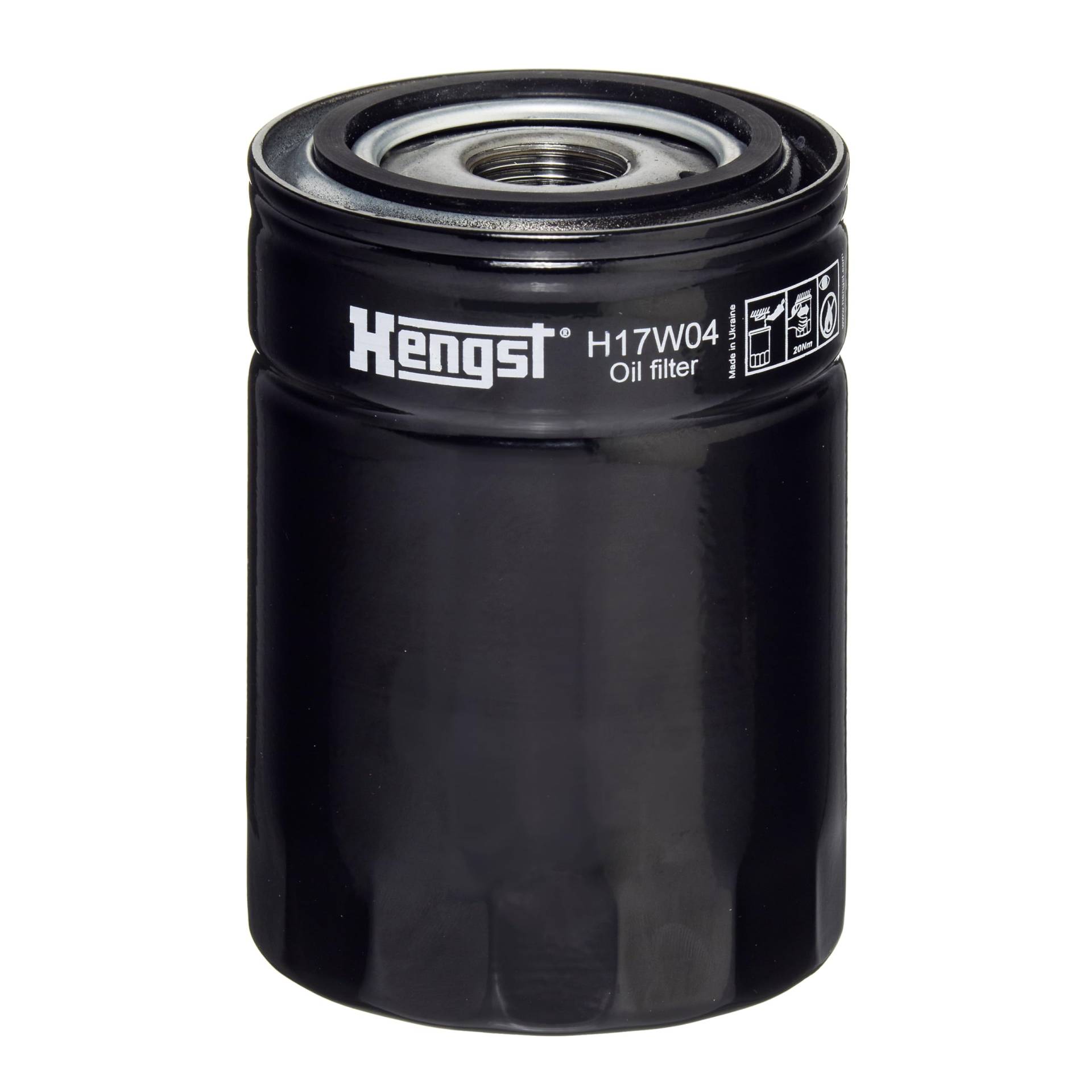 Hengst Filter H17W04 Filter Ölfilter Motorölfilter Filter für 12028495, 97090011-00, 97125401-03 von Hengst