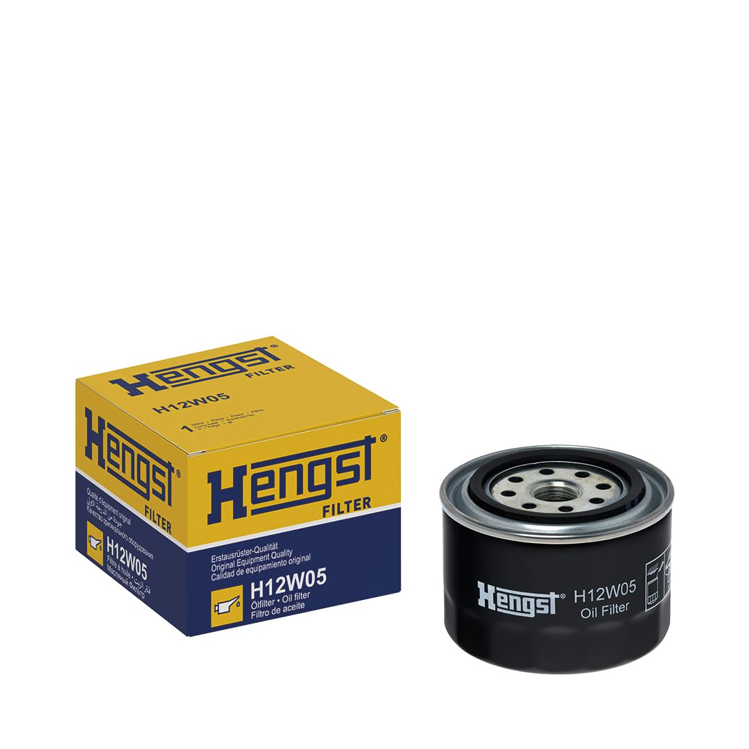 HENGST Ölfilter Type H12W05 - Öl-Anschraubfilter für PKW - Ölfilter Auto, Motorölfilter, Filter für Autos HENGST Ölfilter Type H12W05 - Öl-Anschraubfilter für PKW - Ölfilter Auto, Motorölfilter, Filter für Autos von Hengst