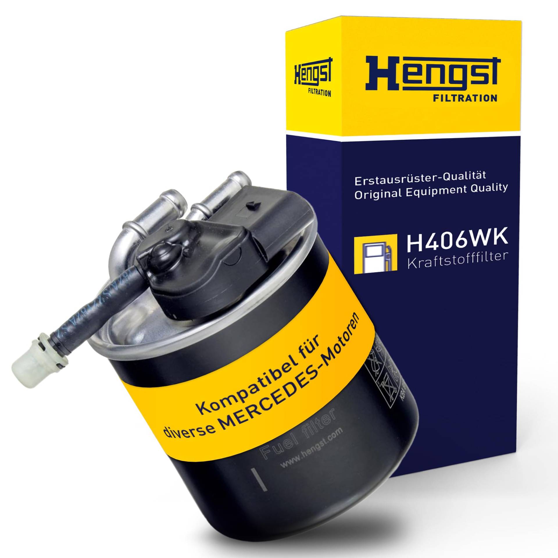 HENGST Kraftstofffilter Type H406WK - Kraftstoff-Leitungsfilter für PKW - Filter für Kraftstoff, Filter für Autos HENGST Kraftstofffilter Type H406WK - Kraftstoff-Leitungsfilter für PKW - Filter für Kraftstoff, Filter für Autos von Hengst