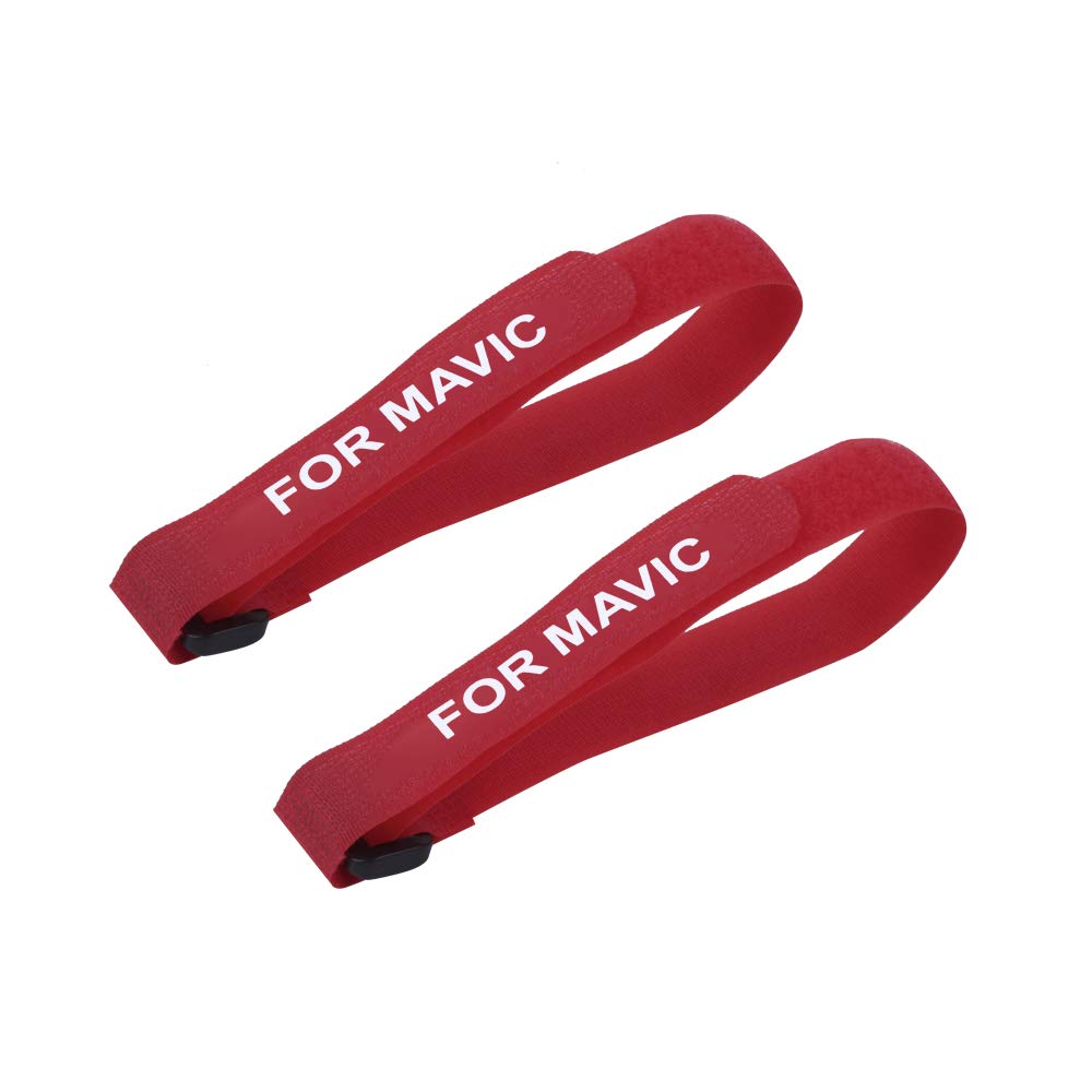 Hensych 2St Universal Propeller Stabilisatoren Klettverschluss Befestigungsgurt 20 x 380 mm für Mini 3 Pro/Mavic 3/Mavic Air 2/Air 2S/Mavic Mini/Mini 2/Mini SE/Mavic 2/ Mavic Pro/Fimi X8SE(Rot) von Hensych