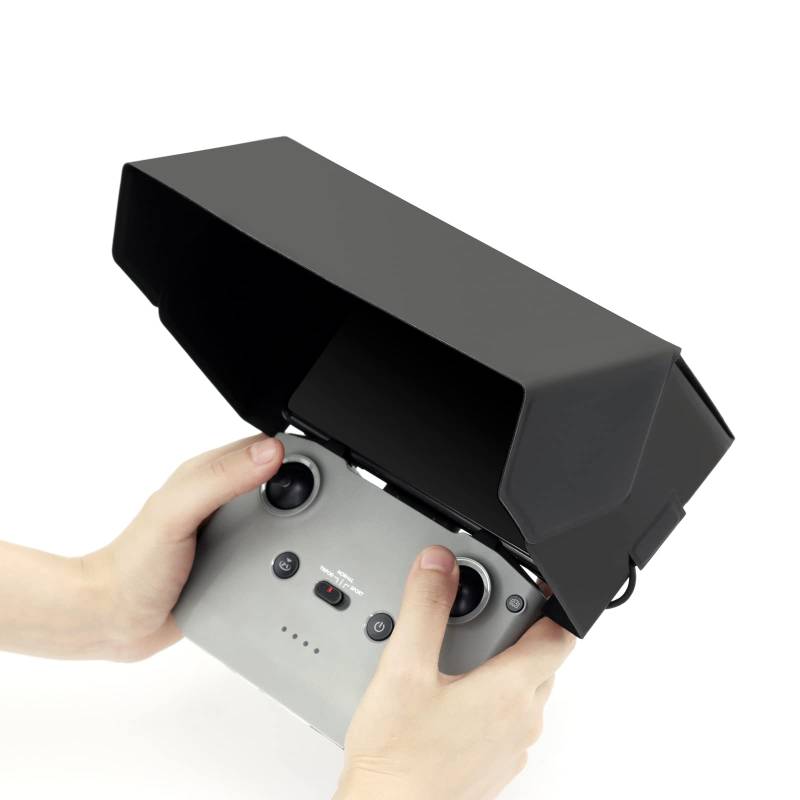 Hensych Faltbare Smartphone-Haube für Mini 3 Pro/Mavic Air 2/2S/Mini 2/Mavic 3 Drohne, Fernbedienung, Handy-Monitor, Sonnenblende, Abdeckung für Handys, Größe max. (190 mm x 100 mm) von Hensych