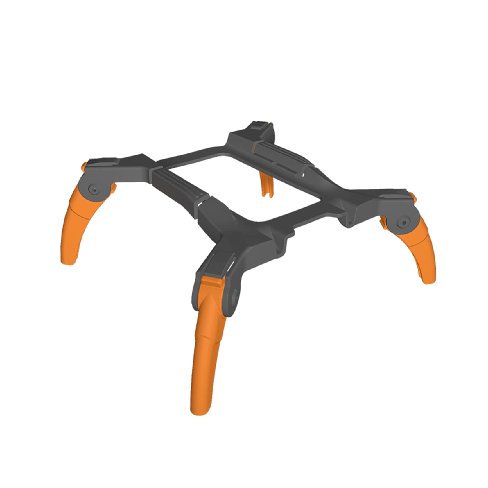 Hensych Für Mini 2/SE/Mavic Mini Drohne 32 mm Faltbare Fahrradspinnenfüße Ständer Integrierter Erhöhungsschutz Halterung Stützbein Erhöhter Verlängerungsschutz (Orange) von Hensych