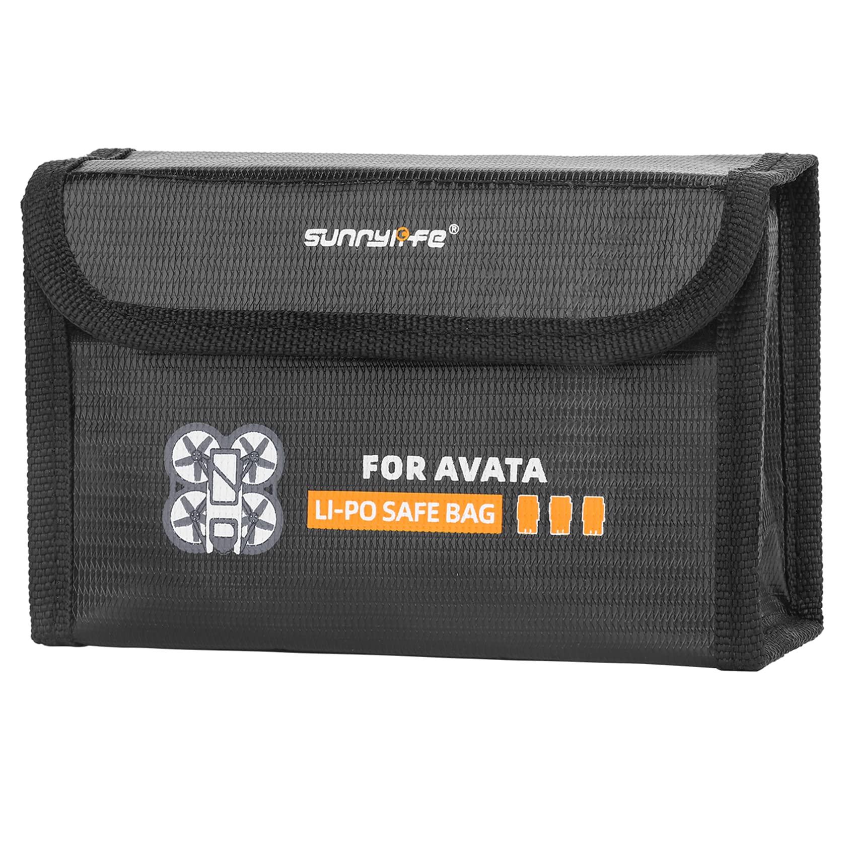 Hensych für DJI Avata Batterietasche Explosionsgeschützt Sichere LiPo-Tasche Lagerung Schützend Feuerfest Fall Hitzebeständigkeit Strahlenschutzkoffer [Keine Batterie](für 3 Akkus) von Hensych