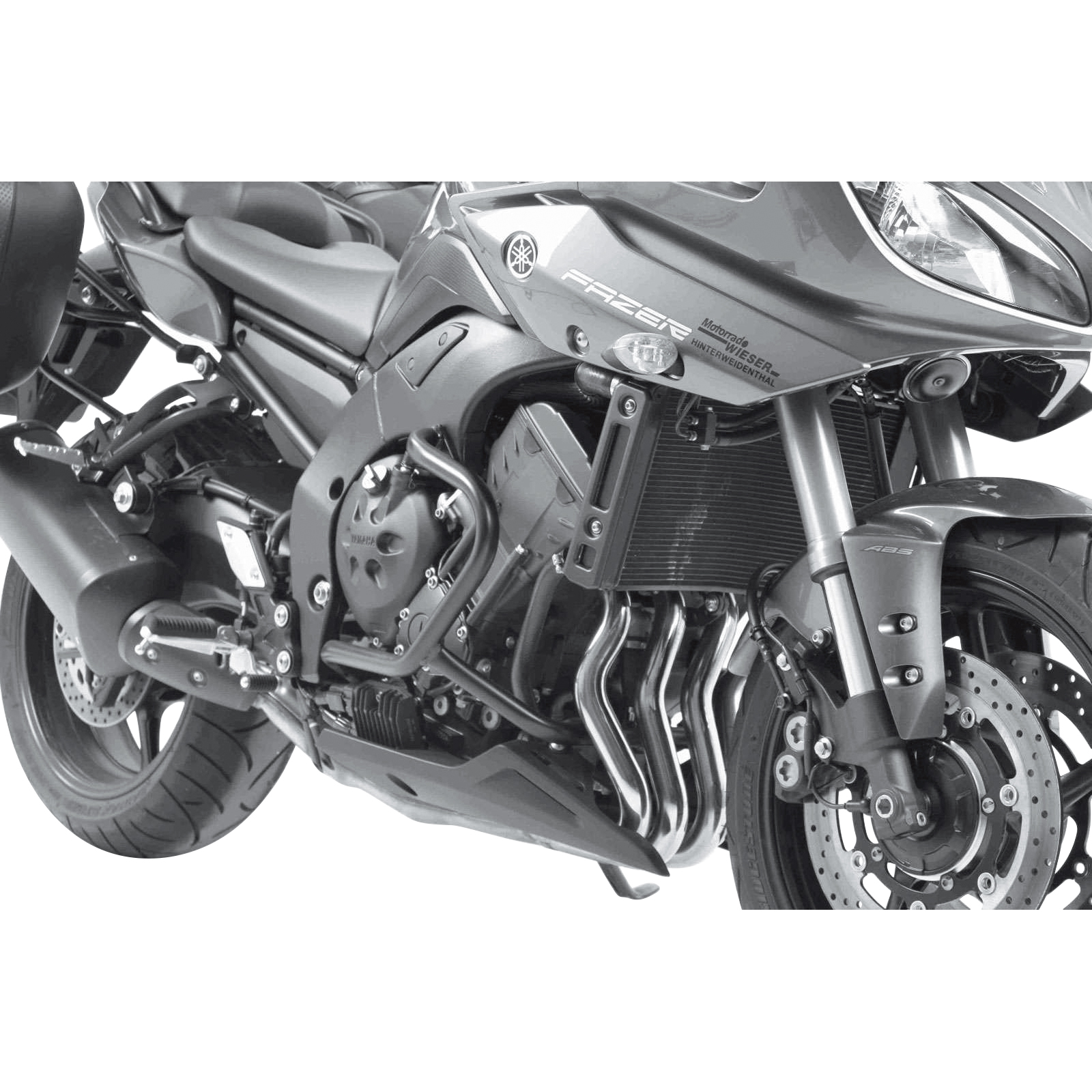 Hepco & Becker Sturzbügel schwarz für Yamaha Fazer 8 Hepco & Becker Sturzbügel schwarz für Yamaha Fazer 8 von Hepco & Becker