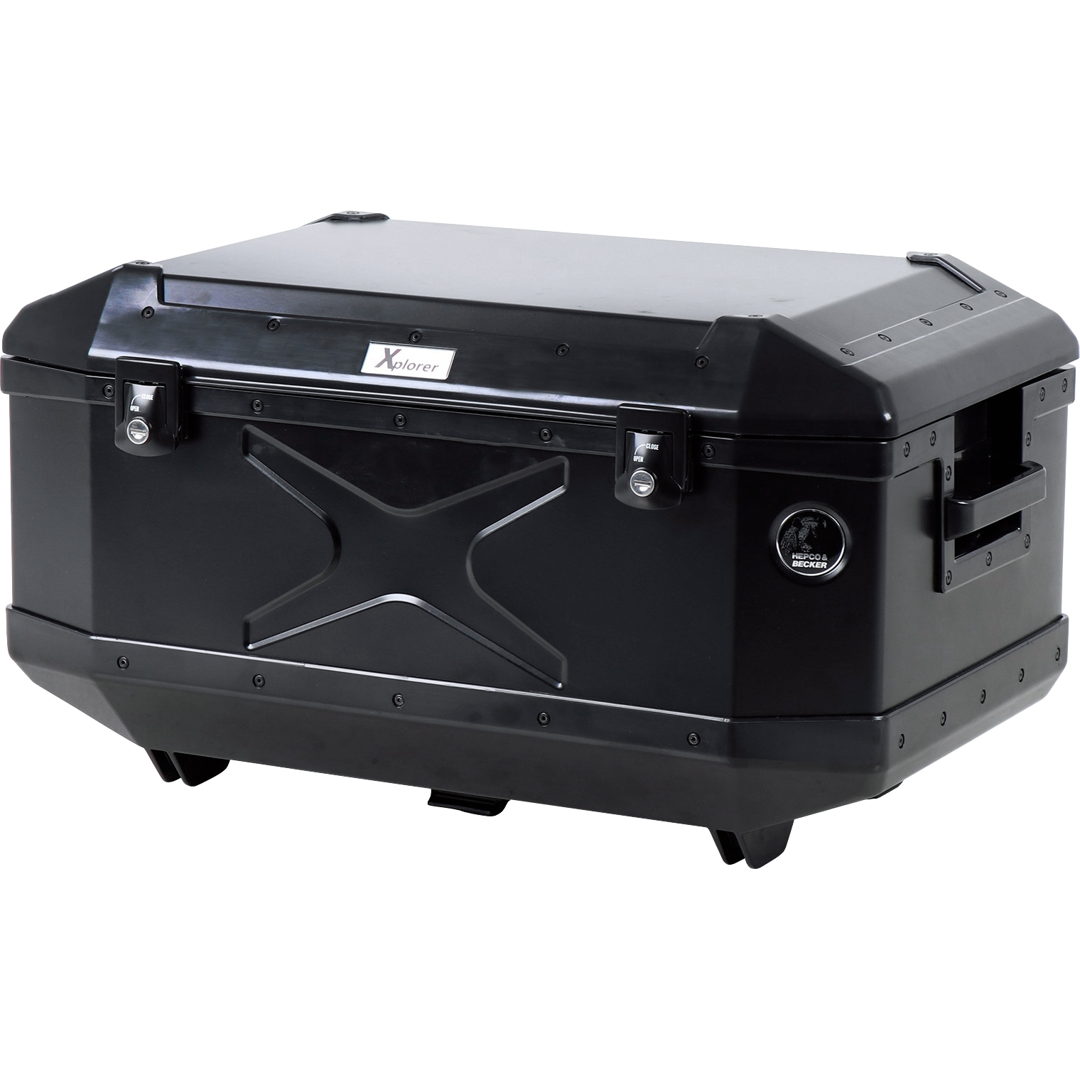 Hepco & Becker Topcase Xplorer 60 Aluminium 58 Liter schwarz Hepco & Becker Topcase Xplorer 60 Aluminium 58 Liter schwarz von Hepco & Becker