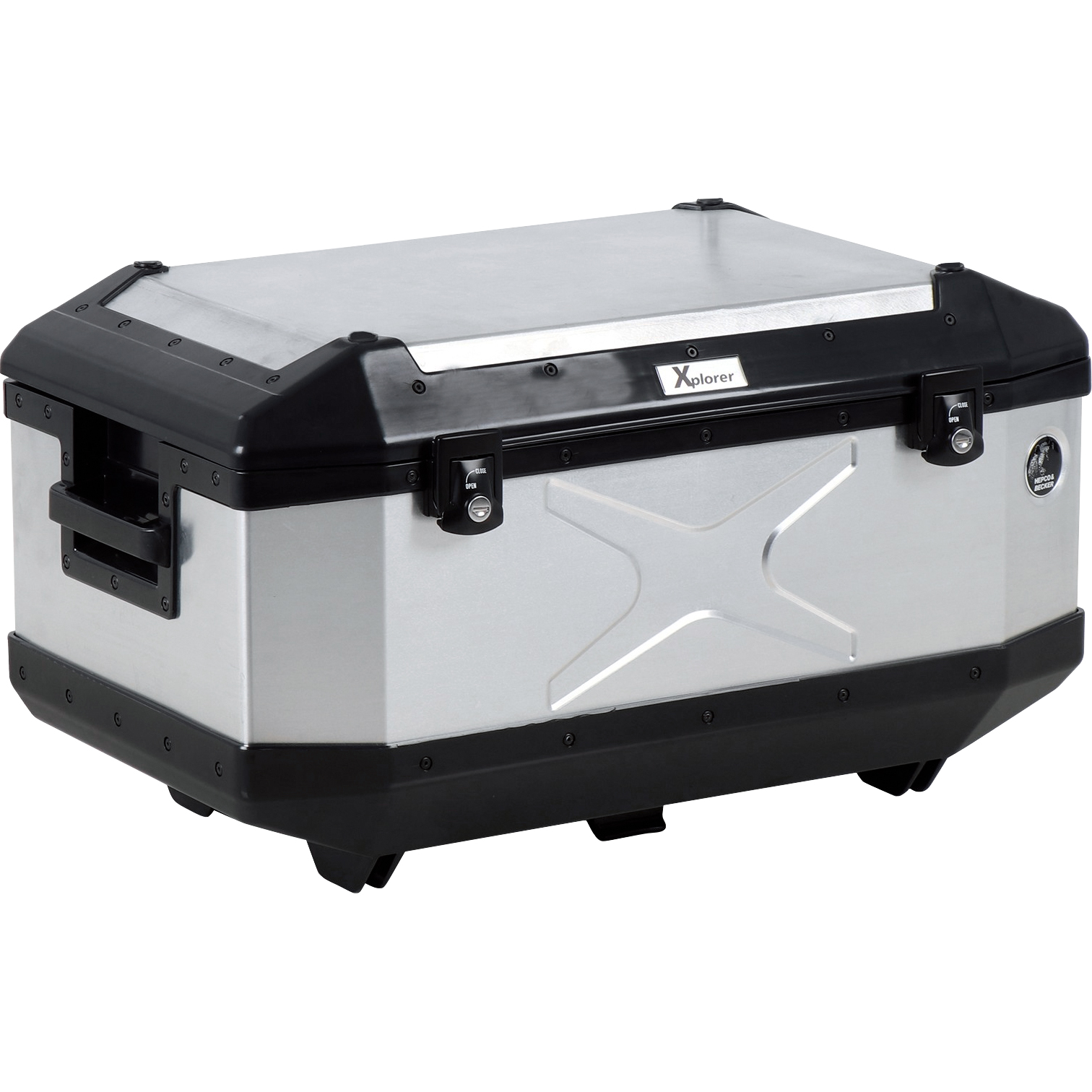 Hepco & Becker Topcase Xplorer 60 Aluminium 58 Liter silber Hepco & Becker Topcase Xplorer 60 Aluminium 58 Liter silber von Hepco & Becker