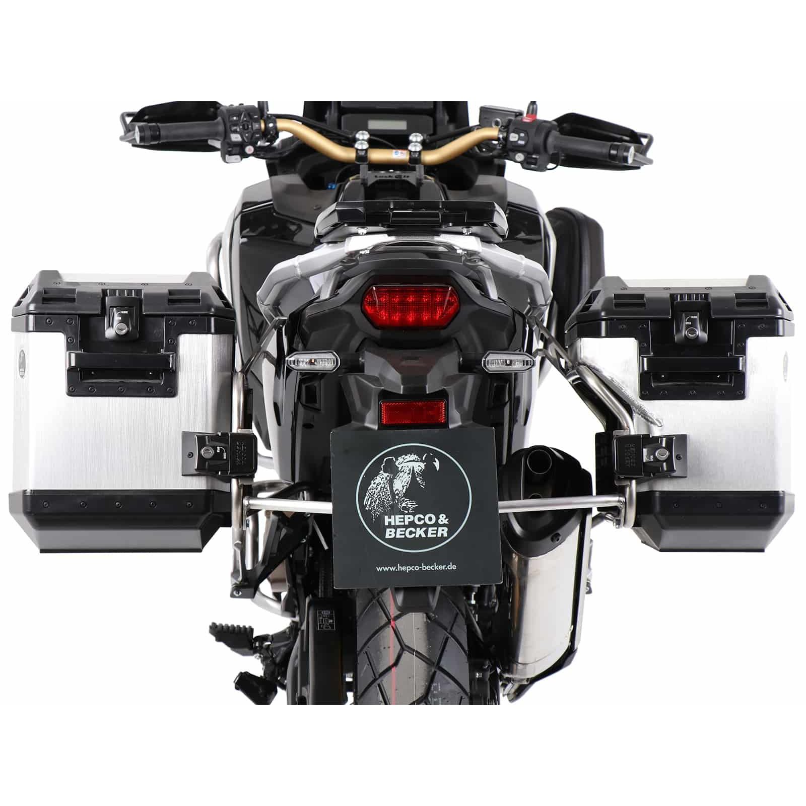 Hepco & Becker Xplorer Cutout Kofferpaar mit Träger silber für CRF 1100 24- Hepco & Becker Xplorer Cutout Kofferpaar mit Träger silber für CRF 1100 24- von Hepco & Becker