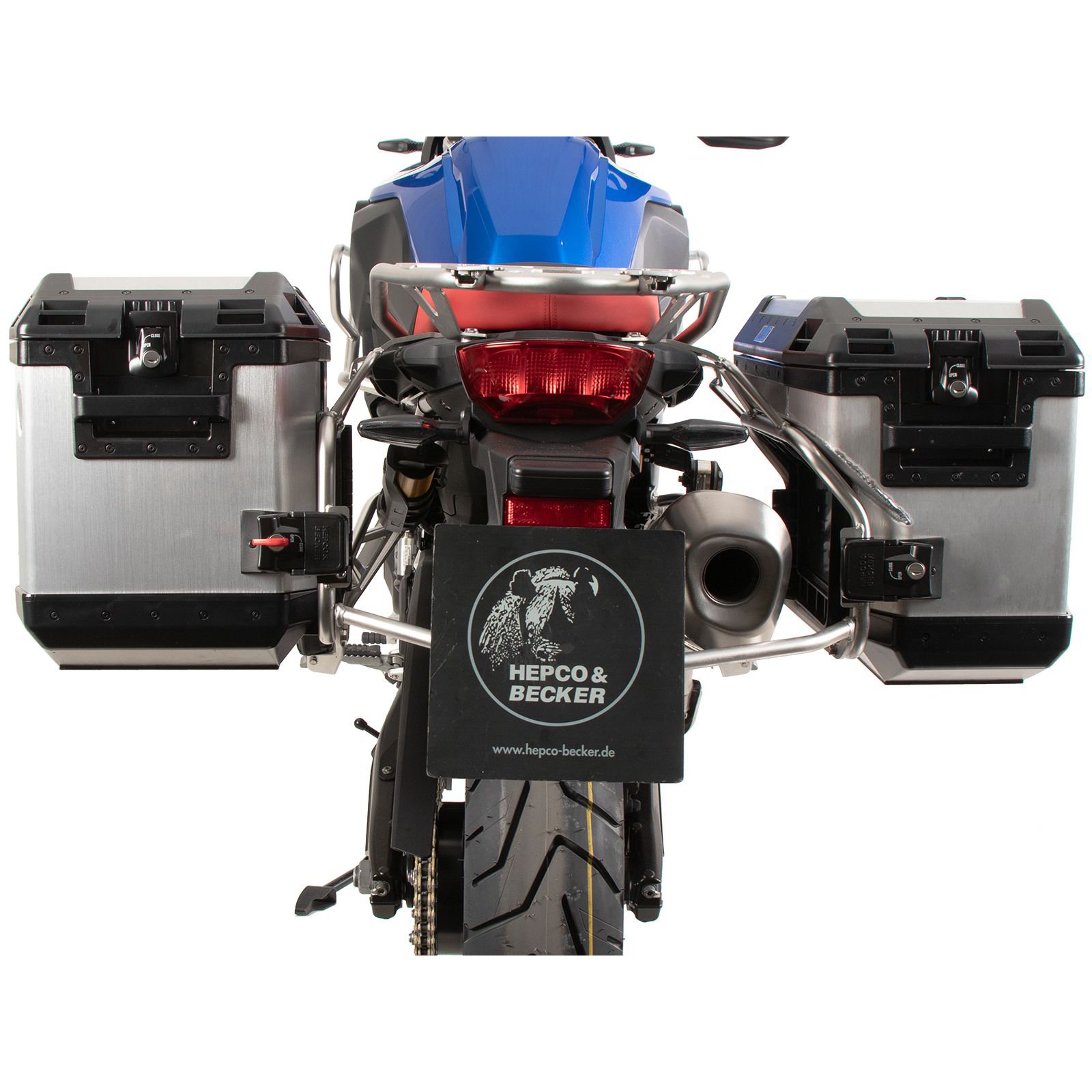 Hepco & Becker Xplorer Cutout Kofferpaar mit Träger silber für F 800 GS 24- Hepco & Becker Xplorer Cutout Kofferpaar mit Träger silber für F 800 GS 24- von Hepco & Becker