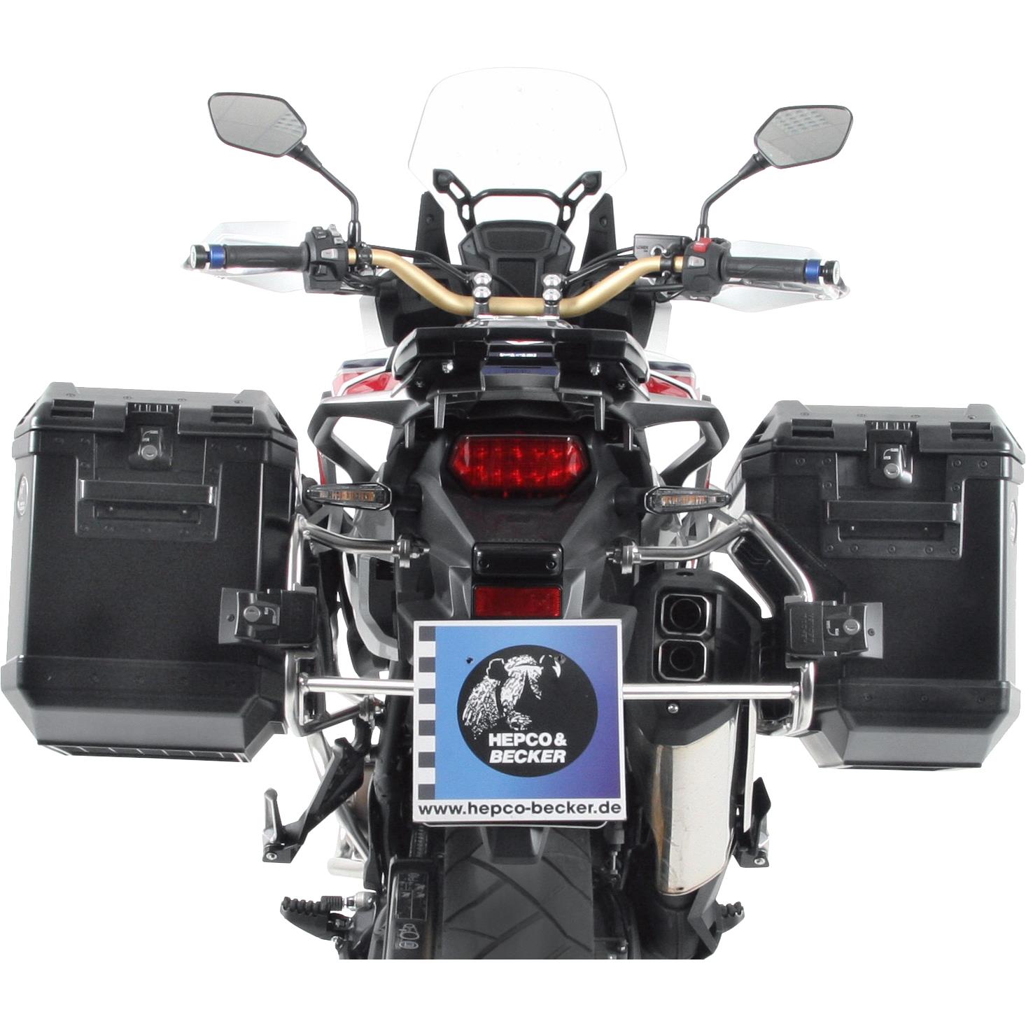 Hepco & Becker Xplorer Cutout Kofferset schwarz für CRF 1000 AT 2016-2017 Hepco & Becker Xplorer Cutout Kofferset schwarz für CRF 1000 AT 2016-2017 von Hepco & Becker