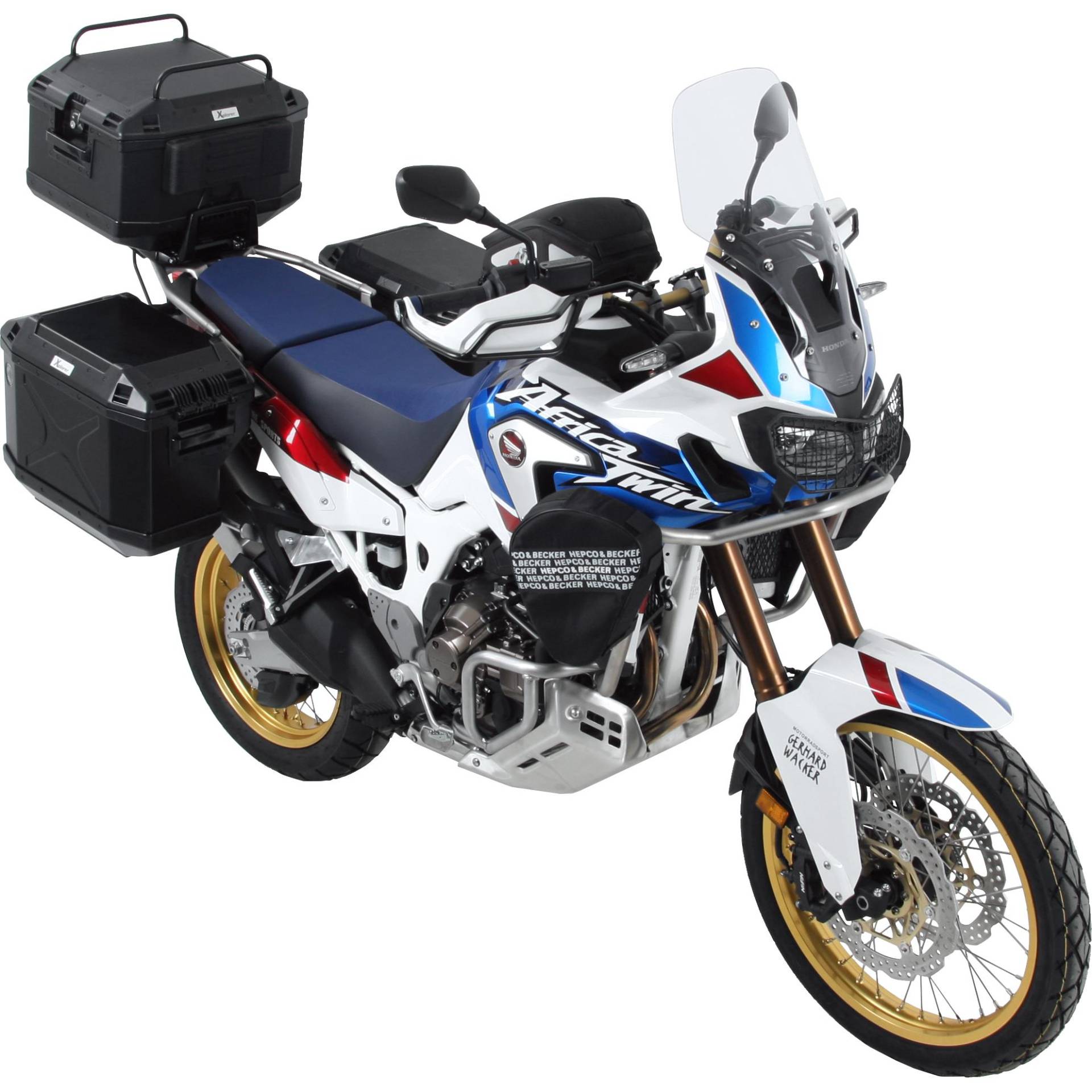Hepco & Becker Xplorer Cutout Kofferset schwarz für CRF 1000 Adventure Spor Hepco & Becker Xplorer Cutout Kofferset schwarz für CRF 1000 Adventure Spor von Hepco & Becker