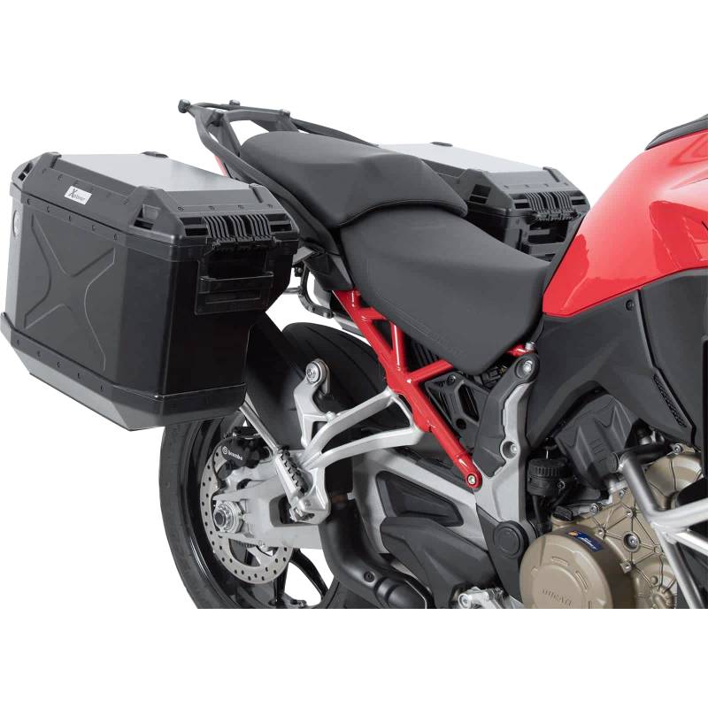 Hepco & Becker Xplorer Cutout Kofferset schwarz für Ducati Multistrada V4 von Hepco & Becker