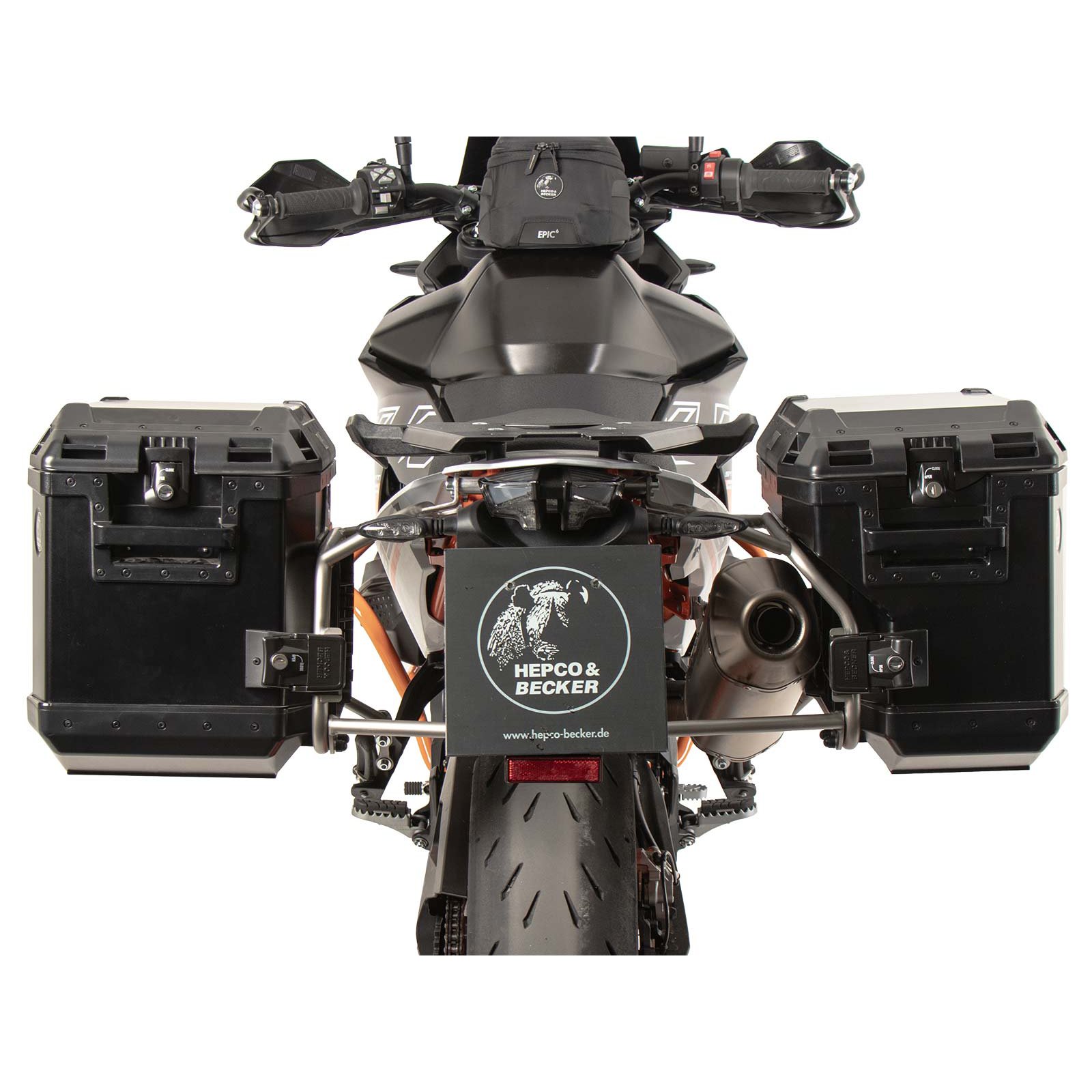 Hepco & Becker Xplorer Cutout Kofferset schwarz für KTM 890 SMT Hepco & Becker Xplorer Cutout Kofferset schwarz für KTM 890 SMT von Hepco & Becker